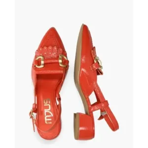 Mjus L72105 Rood Dames Slingbackloafers