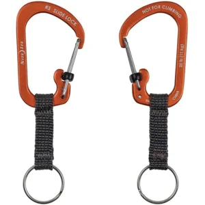 Nite Ize SlideLock Key Ring Aluminium Oranje CSLAW3-19-R6