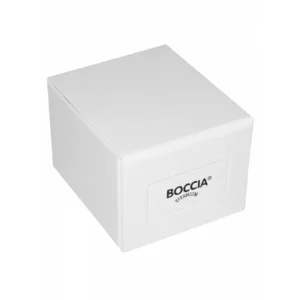 Boccia Horloge 604-19, anti-allergisch titanium, saffierglas