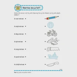 Deltas Oefenboek met Stickers - Leuke Leesoefeningen 6-7 jaar