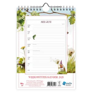 Kalender - 2025 - Week - Rien Poortvliet - De kabouter - 16,5x23cm