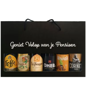 Bierpakket Blond Bier : Geniet Volop Van Je Pensioen (6 flesjes) - Geschenkdoos