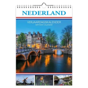 Verjaardagskalender - Nederland - 21x29,7cm