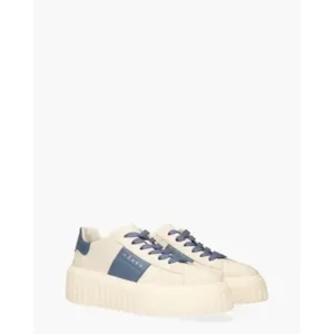 Hogan H-Stripes Beige/Blauw Damessneakers