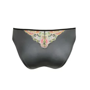 Marie Jo Lisbeth slip in grijs met multicolore kant