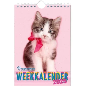 Week kalender - 2025 - Rachael Hale - Katten