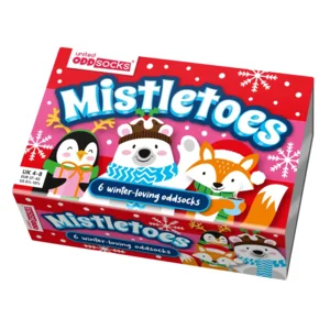 Kerstsokken Dames Mistletoes Mismatched Cadeaudoos 37 -42