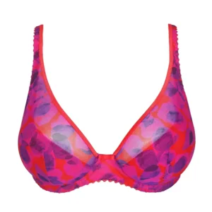 Prima Donna Twist Lenox Hill voorgevormde plunge bh in rood en blauw