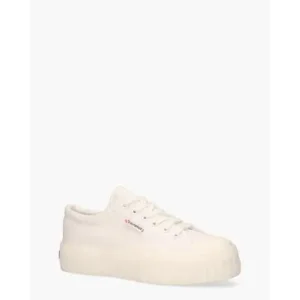 Superga 2631 Stripe Platform Wit Damessneakers