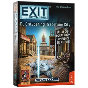 Coöperatief spel - Exit - Escaperoom - De ontvoering in Fortune City - 10+