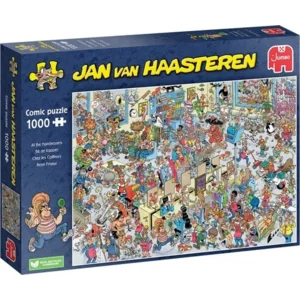 Puzzel - Jan van Haasteren - Bij de kapper - 1000st.