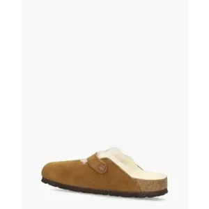 Birkenstock Boston VL/Shearling Mink Damesslippers