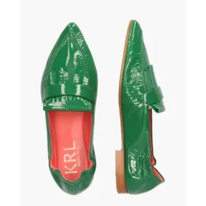 Kroll Wedge 2G FL7G Groen Damesloafers