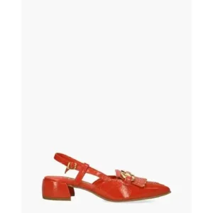 Mjus L72105 Rood Dames Slingbackloafers