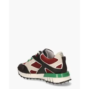 Bronx Hacker Bordeauxrood/Multicolor Damessneakers