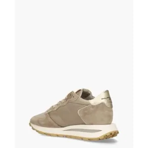 Philippe Model Tropez Haute Low beige/Goud Damessneakers