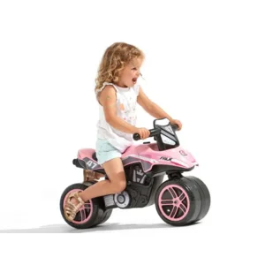 FALK Power Builder - Motor roze - Loopfiets - Buitenspeelgoed