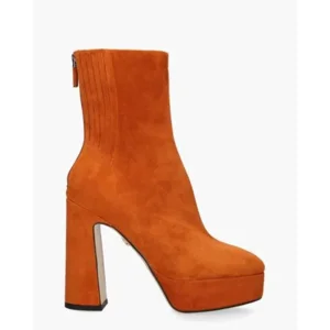 Lola Cruz 034T30BK Oranje Dames Enkelboots