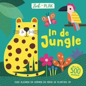 Boek - Zoek en plak - In de jungle - Met 500+ stickers