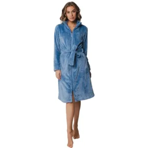 Pastunette Kamerjas Dames: Licht blauw, met rits ( PAS.48 )