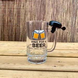 Glas - Bierglas - Met fietsbel