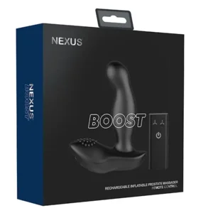 Nexus Boost Prostaat Vibrator met Opblaasbare Top & Afstandsbediening 13 Cm