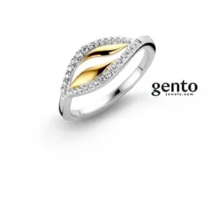 Gento zilveren ring HB58