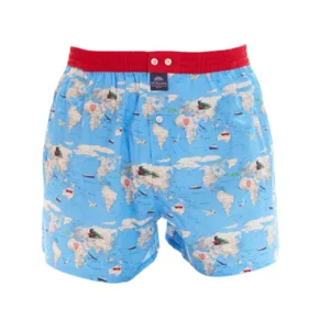 MC Alson Boxershort Heren: Wereldbol, los model, ingewerkte slip ( MCA.33 )