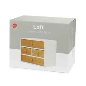 Balvi Juwelendoos Sieradendoos Loft Wit Hout