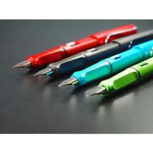 Lamy Vulpen SAFARI rood Medium penpunt