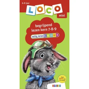 Mini Loco - Boekje - Veilig leren lezen - Begrijpend lezen - Kern 7-8-9 - 6-8 jaar