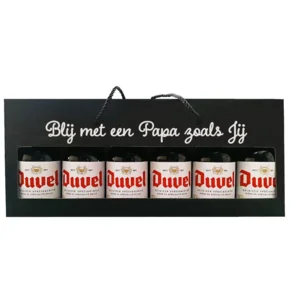 Bierpakket Duvel: Blij met een Papa zoals Jij (6 flesjes) - Geschenkdoos