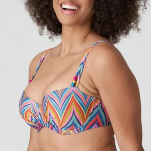 Prima Donna Swim Kea voorgevormde bikini in regenboogkleuren