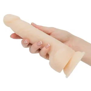 Naked Addiction Stotende Vibrator Met Afstandsbediening Vanille 23 cm