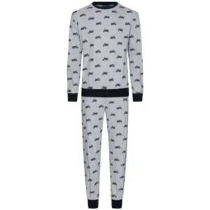 Pastunette Heren Pyjama: Moto's, Grijs ( PAS.39 )