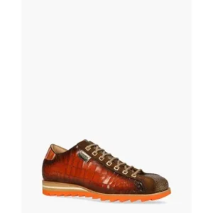 Harris 2892 Bruin/Oranje Herensneakers