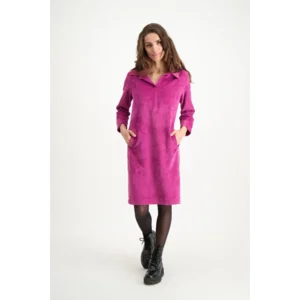 Signe Nature Kleed: Magenta, Ribfluweel ( Signe.1250