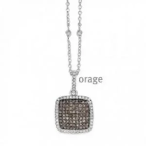 Zilveren Ketting Orage X114