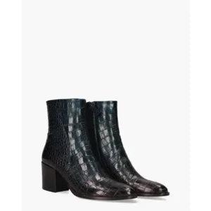 Gioia Nevada Donkergroen Metallic Dames Enkelboots