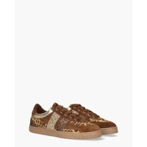 Attilio Giusti Leda Glam Bruin/Goud Damessneakers