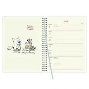 Agenda - 2025 - Bureau - Doe eens lief - 17,6x23,8cm