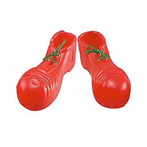 Clownsstrik en clownsschoenen