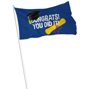 Vlag - Geslaagd - Congrats! You did it! - 90x60cm