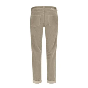 Para Mi Dames broek: Bobby, Vintage Corduroy, Beige Marble, ( Ribfluweel ) ( PARA.330 )