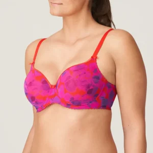 Prima Donna Twist Lenox Hill voorgevormde bh in rood en blauw