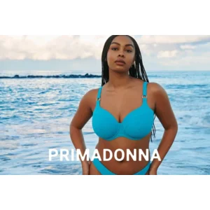 Prima Donna Swim Bikini: Kochi, Sea Breeze, Hartvorm voorgevormd, midi slip ( PDO.344 )