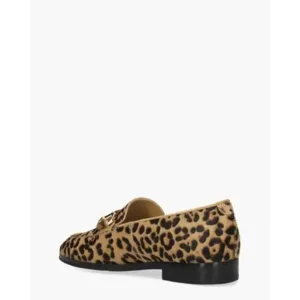 Di Lauro Roxi Bruin/Zwart Damesloafers