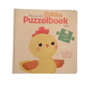 Kinderboek - Mijn eerste gekke puzzelboek - Tellen