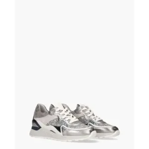 Piedi Nudi Nova Grijs/Zilver Dames Sneakers