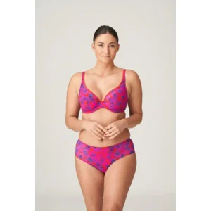 Prima Donna Twist Lenox Hill voorgevormde plunge bh in rood en blauw